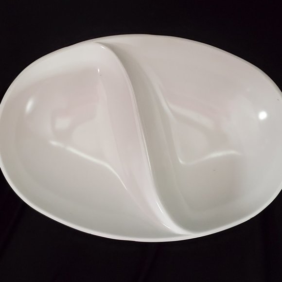 Carleton For Gracious Living White Melmac Serving - Picture 2 of 4